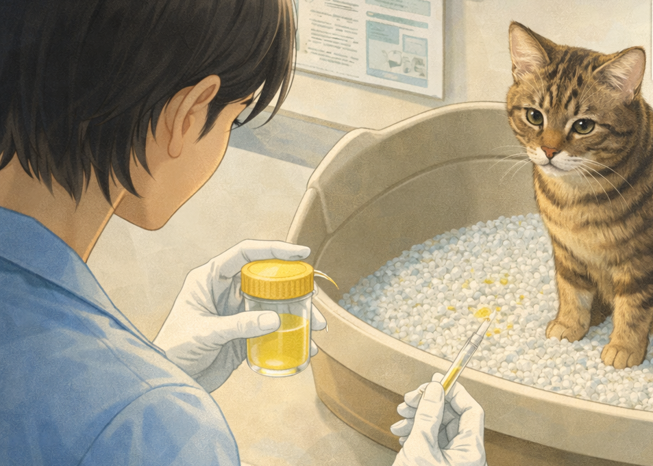 猫の尿検査で失敗しない！採尿に最適なトイレ砂とは