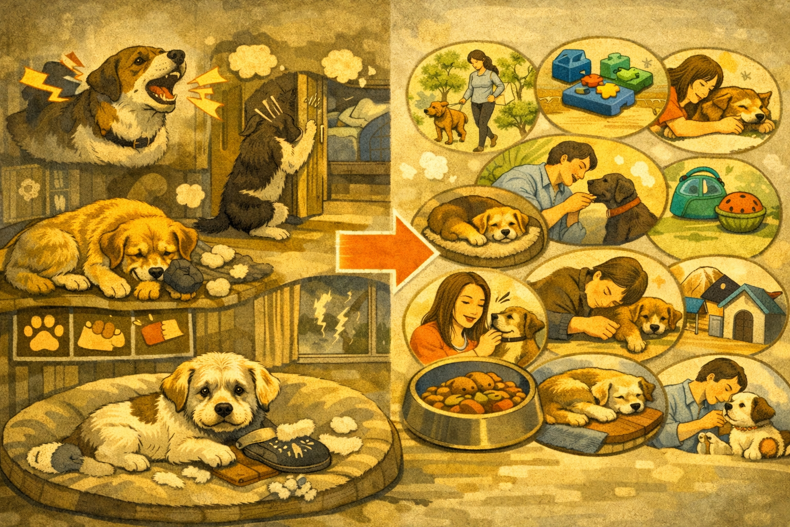 愛犬の「困った行動」はSOS？ストレスサインと改善策