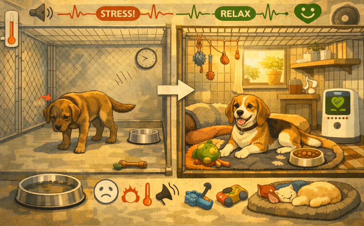 犬のストレスは「広さ」だけで解決しない？科学が明かすケンネル環境の真実
