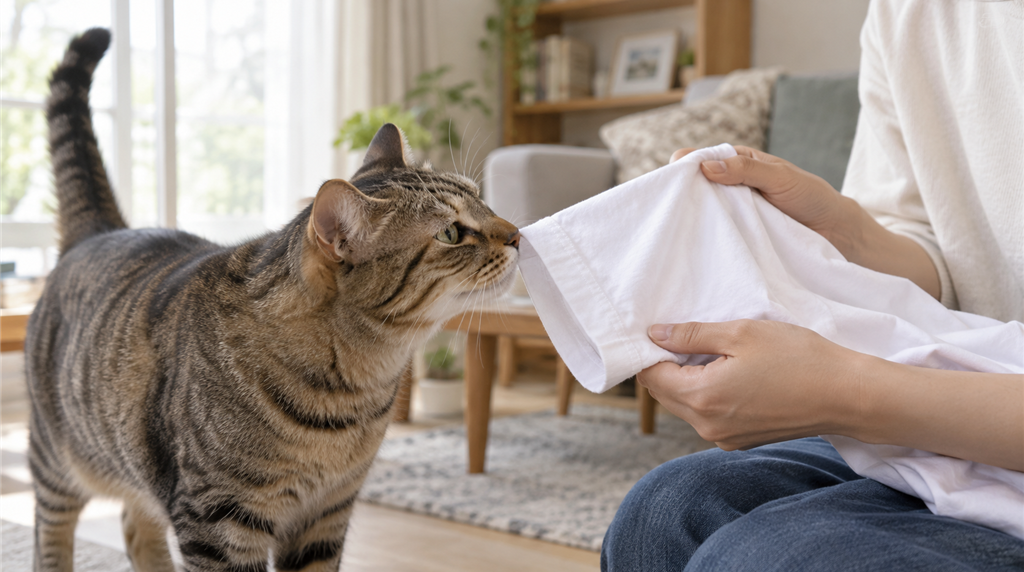 猫は人のにおいをどう嗅ぎ分ける？研究で見えた「知らない人」への反応