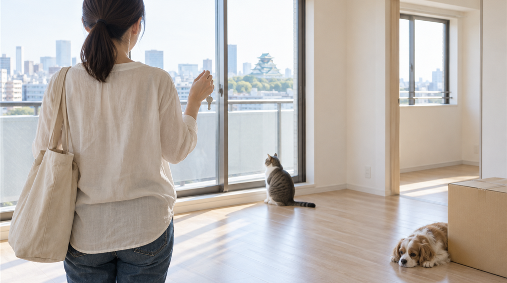大阪府のペット可賃貸物件を調査！犬猫と暮らせる住宅探しのポイント